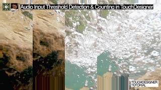 detect audio input thresholds & count events in touchdesigner | tutorial