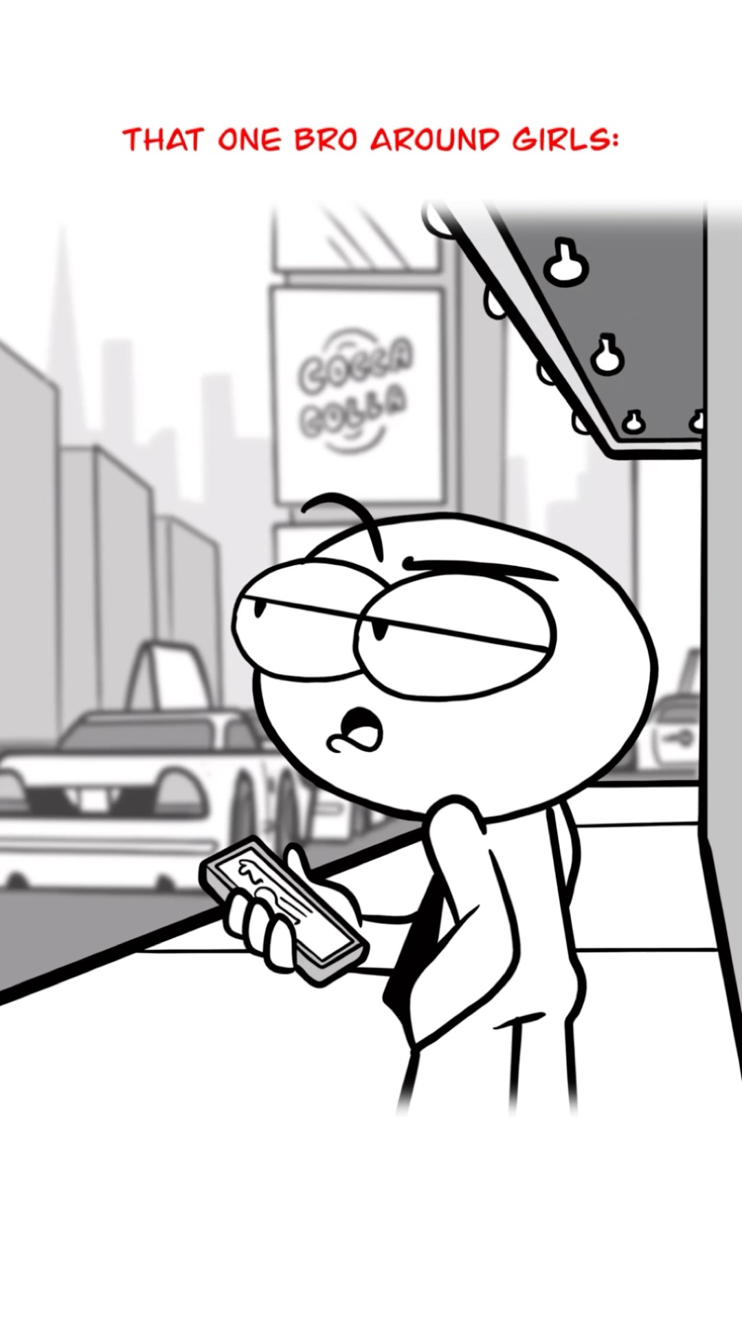 Bro Around Girls ? (Animation Meme) #shorts