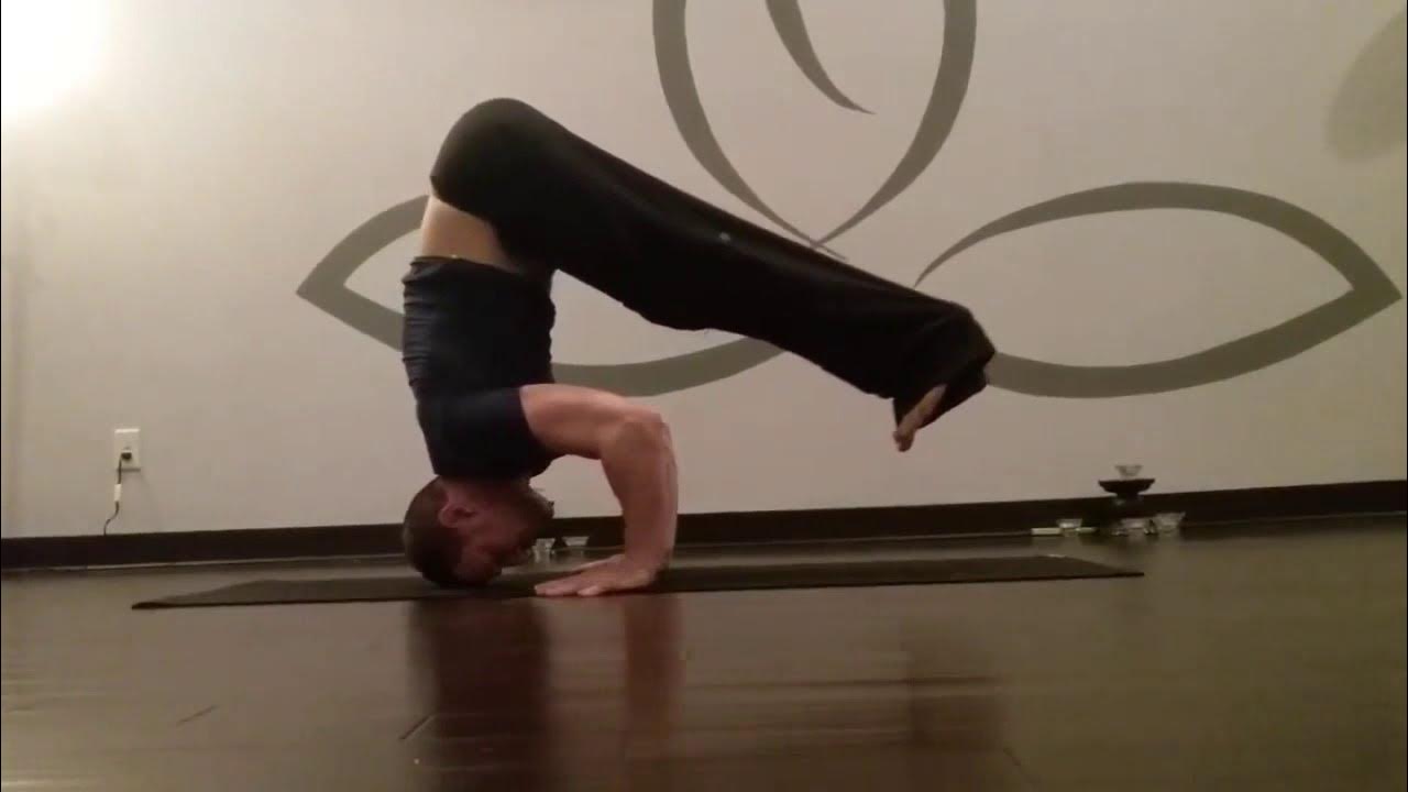 Jason Zagaro Yoga Tripod Vinyasa headstand inversion Pikeup shorts