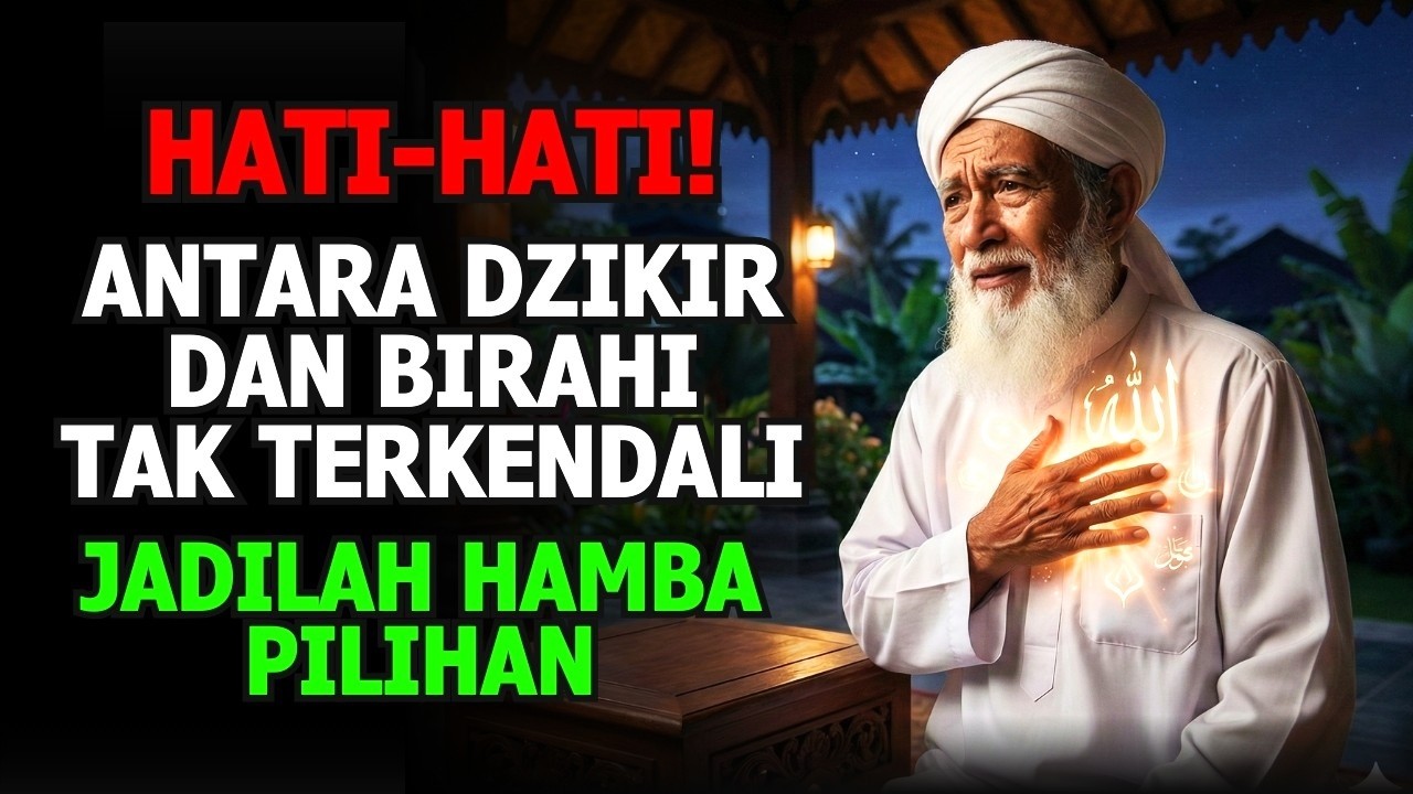 RAJIN DZIKIR TAPI BIRAHI TAK TERKENDALI? INI TANDA KAMU HAMBA PILIHAN! Syaikh Abdul Qodir al-Jailani