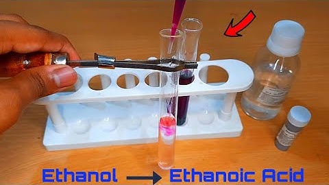 Oxidation of Ethanol to Ethanoic Acid by using Pottasium Permaganate