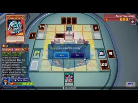 Yu-Gi-Oh! Legacy of the Duelist : Link Evolution Winning in 2 turns with a  toon deck.