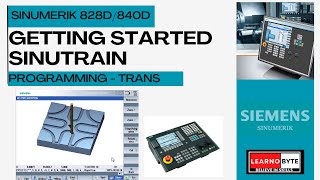 SIEMENS SINUMERIK 828D | 840D  | SHOPMILL | Getting Started |  TRANS COMMAND | TUTORIALS Profile