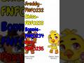Chibi Cuties FNF Numbers! #fnaf #jazwares #mystery