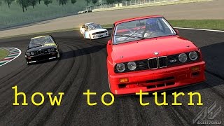 Assetto Corsa - how to turn