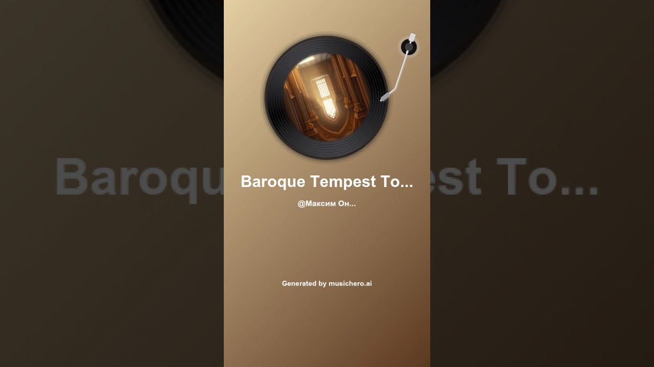 Baroque Tempest Toccata ( несуществующая токката Вивальди )