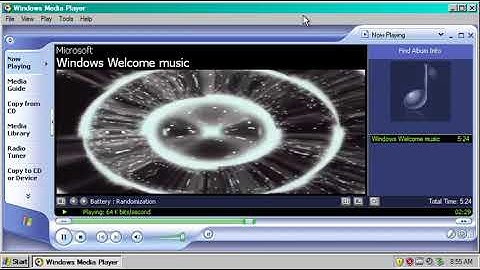 Windows XP Welcome Music - How To Find