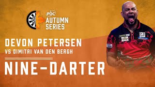 NINE-DARTER! Devon Petersen v Dimitri Van Den Bergh - PDC Autumn Series