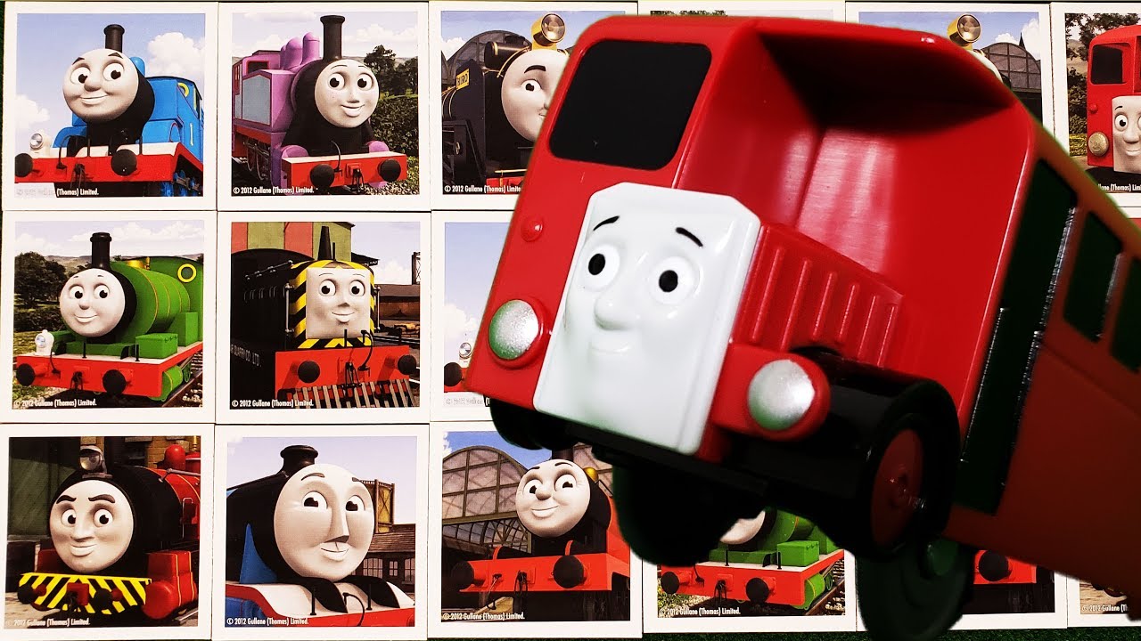 プラレール きかんしゃトーマス メモリーでえあわせ ジェームスやバーティ、ビクターがぐらぐらつり橋を渡ったり、どきどきマウンテンを登るよ hifumitoy