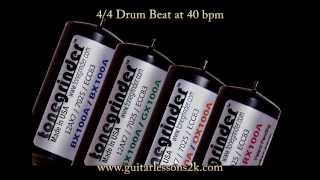 Drum Beats To Practice With: 4/4 Drum Beat at 40 BPM