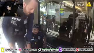 Security Guard Thinks She's Above The Law - NONSTOP.GAVIN REACTION !