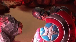 Avengers Endgame Thor, Iron Man, & Captain America Vs Thanos Stop Motion