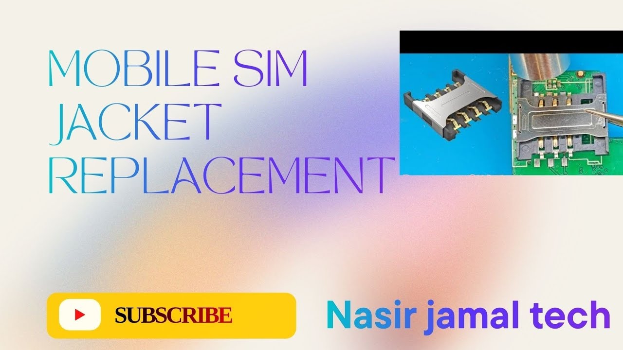 Mobile Sim jacket replacement method - YouTube