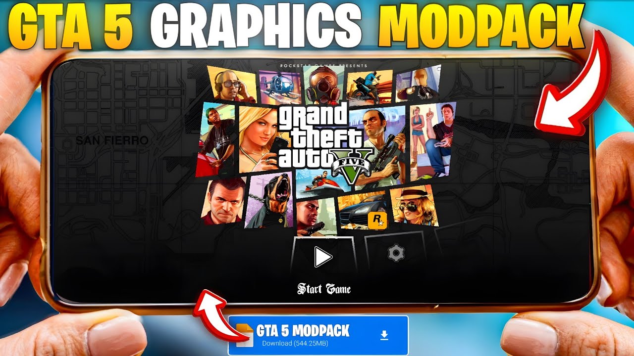 🔥 GTA 5 GRAPHICS MODPACK FOR GTA SA ANDROID | GTA 5 GRAPHICS MOD FOR GTA SA ANDROID | LAXUBOY 