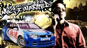 Need for Speed: Most Wanted Walkthrough Part 2 - Blacklist #15 Sonny (PC GAMEPLAY)