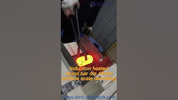 #descaling  #machine  scale cleaning process for hot forging round bar