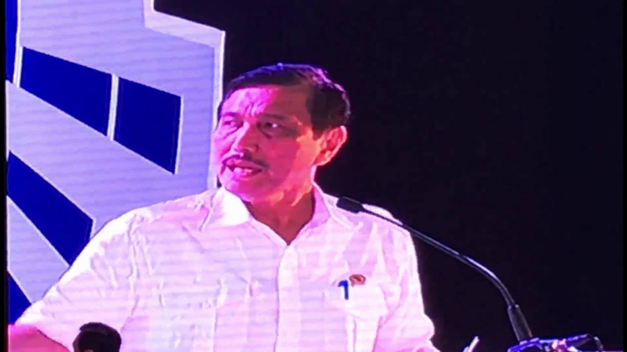 SAMBUTAN MENKO MARITIM JENDERAL LUHUT BINSAR PANJAITAN ...
