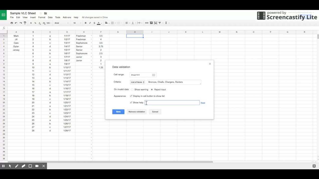 Data Validation and Conditional Formatting - YouTube