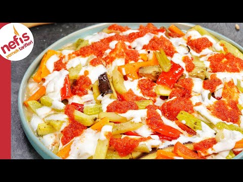 Azıcık Yağ ile Bir Tepsi Dolusu 🥳 Fırında Soslu Karışık Kızartma