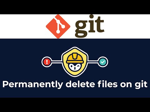 How to permanently remove files from git and  rewrite your git history