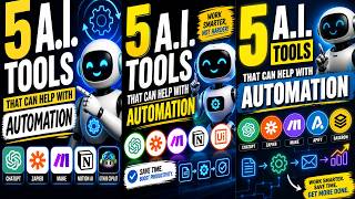 5 AI Tools That Will Save You Hours Every Week | AI Automation for Beginners