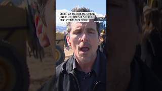 Celebrity Christian Bale breaks ground on foster homes he’s fought for 16 years to see built Profile