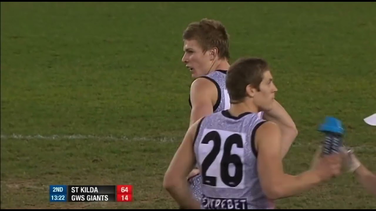 Jack Newnes 1st Career Goal (Round 22 2012)