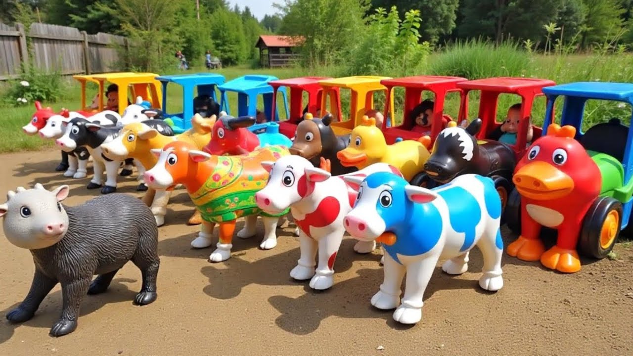 Wadidaw ‼️Truk Oleng Angkut Sapi kurban, sapi lucu, T-rex, panda lucu, kelinci lucu, Gajah, Onta