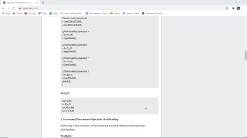 Operator Overloading in C++ with Examples | Arithmetic | Increment/Decrement  | Memory Management