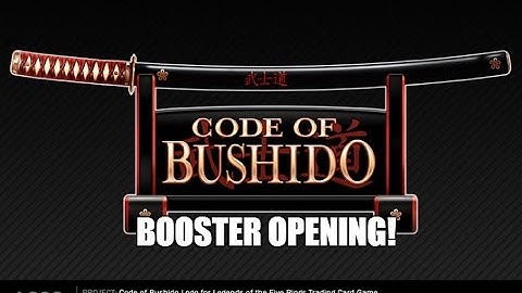 L5R: Code of Bushido Opening!