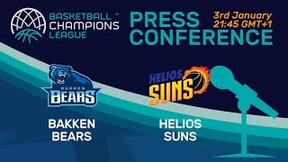Bakken Bears v Helios Suns - Press Conference
