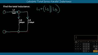 Calculate Total Series Parallel Inductance Example 1