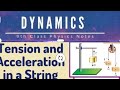 Tension & acceleration of a string/Atwood machine/physics/chapter 3/class 9/2023/physics studio