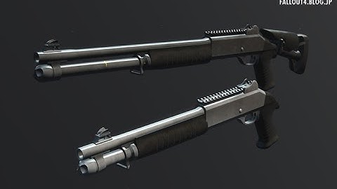 fallout4 MOD Review - M1014 - A Standalone Shotgun by ajhakra