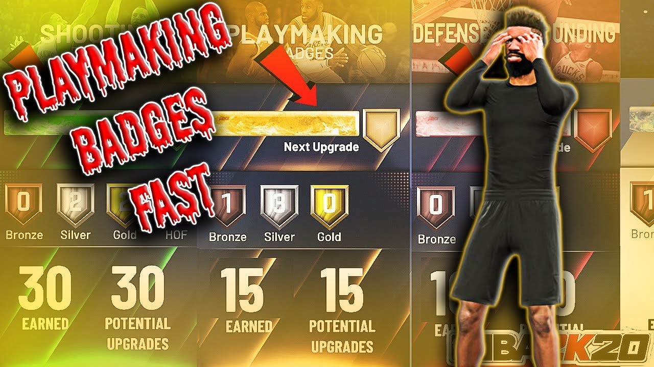 FASTEST WAY TO RANK UP PLAYMAKING BADGES WITHOUT GLITCH IN NBA 2K20 ...
