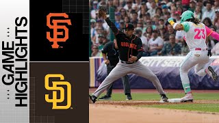 Giants vs. Padres Game Highlights (4/29/23) | MLB Highlights