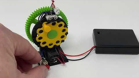 3D Printed Cycloidal Disk Electro Mechanical Counter Mockup.