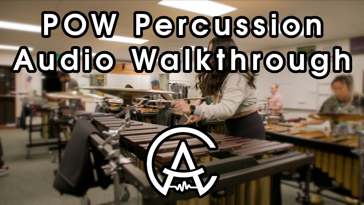 POW Percussion 2022 Audio Setup Walkthrough YouTube