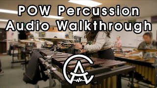 Pow Percussion 2022 - Audio Setup Walkthrough
