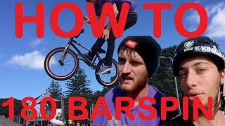 HOW TO 180 BARSPIN BMX - Jai Merrick