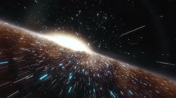 Animation Spaceship Flies At The Speed Of Light Through A Galaxy In Space Billion 4k