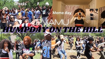 HUMPDAY ON THE HILL💜💛college vlog: PVAMU | Greeks | meme day | public interviews | class shuffles