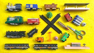 Unboxing Dan Merakit 3 Mainan Kereta Api Uap Mini, Kereta Api Model, Classic Train, Kereta Api Fenta