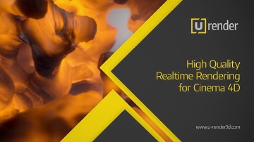 Glowing Stone - Real-time Rendering Example - U-Render