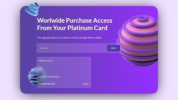 Glassmorphism Design Using [ HTML CSS JS ] || Figma Parallax Effect || Source code
