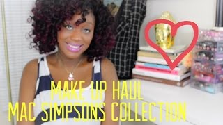 Make Up Haul: MAC Simpsons Review