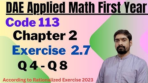 Infinite Geometric Series | Applied Math 113 Exercise 2.7 Q4 to Q8 | How to find Recurring Decimals?