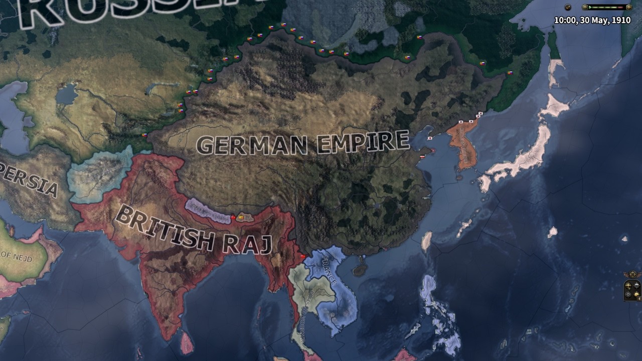 WHAT IF GERMANY ANNEXED CHINA IN WW1  / HOI4 TIMELAPSE