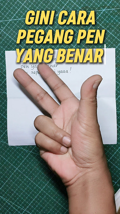 CARA PEGANG PEN YANG BENAR AGAR TULISAN RAPI! #writingtips #shorts