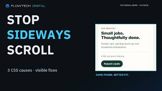 Website Scrolling Sideways on Mobile Fix These 3 CSS Causes